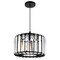 Cwi Lighting Alethia 1 Light Drum Shade Pendant With Black Finish 9942P10-1-101-C - alternate 2